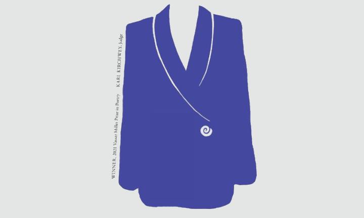 Blue suit jacket on gray background book cover for Door to Remain by Segrest