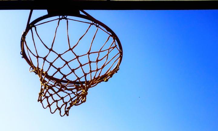 basketball hoop and net