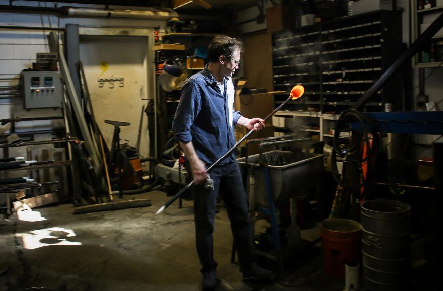 Madison Glass Artist Richard Jones