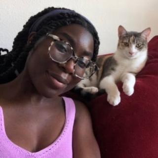 AJ Addae (and cat)