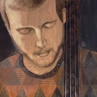 Wesley Morgan playing upright bass