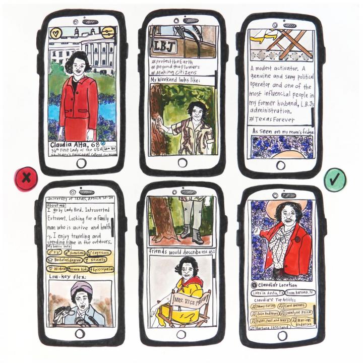Lady Bird Johnson by Carlee Latimer